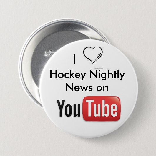 Hockey Nightly News Button (Voorkant /achterkant)