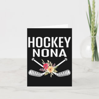 Hockey Nona Schattigee Moederdag Flower Kaart