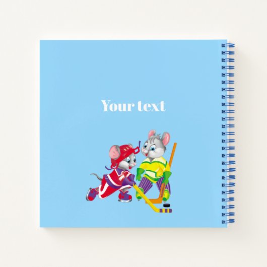 hockey notitieboek (Achterkant)