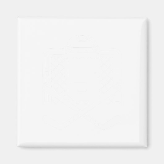 Hockey Number 5 Jersey Funny Hockey Player Game Da Magneet (Voorkant)