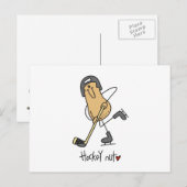 Hockey Nut T-shirts en geschenken Briefkaart (Voorkant / Achterkant)