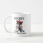 Hockey omdat de moord verkeerd is... grappige Cute Koffiemok (Links)