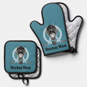 Hockey-ontwerp Ovenwant & Pannenlap Set