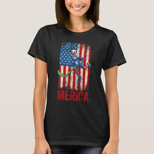 Hockey oom Sam 4 juli koopt Mannen Amerikaanse VS T-shirt (Voorkant)