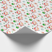 Hockey op Kerstmis Cadeaupapier (Hoek)