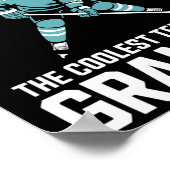 Hockey Opa De Coolste Term, IJshockey Opa Poster (Hoek)