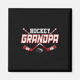 Hockey Opa-shirts voor mannen Papa Vaderdag Vi Magneet
