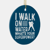 Hockey-Ornament Keramisch Ornament (Rechts)