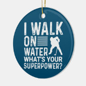 Hockey-Ornament Keramisch Ornament (Links)