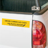 HOCKEY OUDERS UIT DE KASS BUMPERSTICKER (Op Truck)
