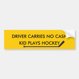 HOCKEY OUDERS UIT DE KASS BUMPERSTICKER