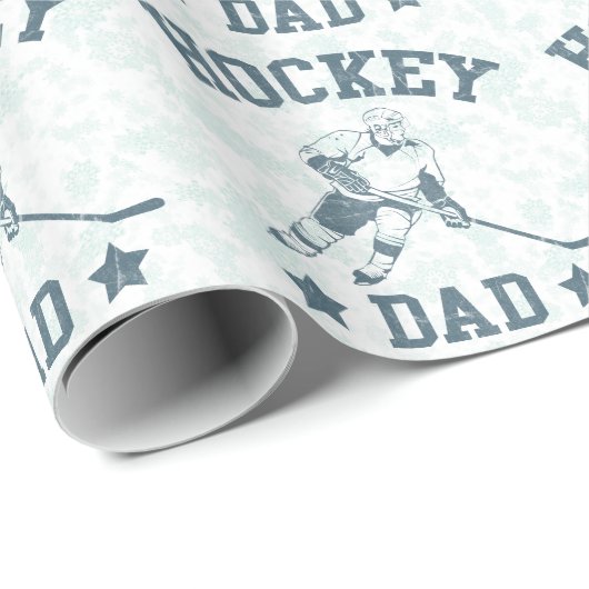 Hockey Pap-kerstcadeaupapier voor kerstcadeautjes Cadeaupapier (Rol Hoek)