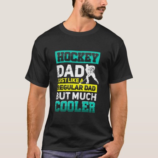 Hockey papa is gewoon een gewone vader, maar veel t-shirt (Voorkant)