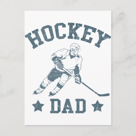 Hockey Papa Kaarten & Stickers (Voorkant)