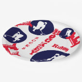 Hockey Papieren Bordje (Gekanteld)