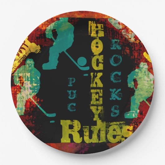 HOCKEY PAPIEREN BORDJE (Voorkant)