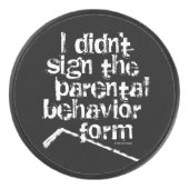 Hockey Parental Behavig Form Puck (Voorkant)