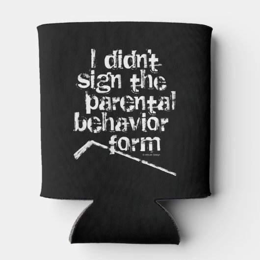 Hockey Parental Behavior Form Koelbox Blikjeskoeler (Achterkant)