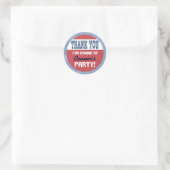 Hockey Party Sticker - Dank u Sticker (Tas)