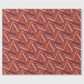 Hockey Pattern Cadeaupapier (Vlak)