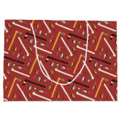 Hockey Pattern Groot Cadeauzakje (Achterkant)