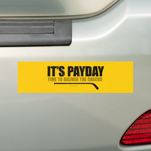 Hockey Payday Bumpersticker (Op auto)