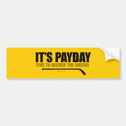 Hockey Payday Bumpersticker (Voorkant)