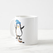 Hockey Penguin Mok (Voorkant links)