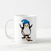 Hockey Penguin Mok (Links)