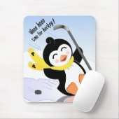 Hockey Penguin Mousepad Muismat (Met muis)
