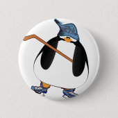 Hockey Penguin Ronde Button 5,7 Cm (Voorkant)