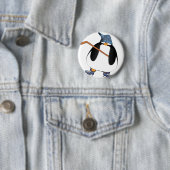 Hockey Penguin Ronde Button 5,7 Cm (In situ)