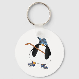 Hockey Penguin Sleutelhanger
