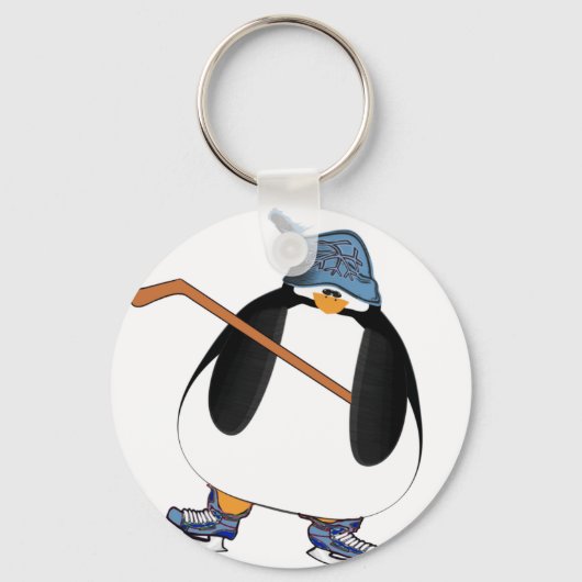 Hockey Penguin Sleutelhanger (Voorkant)