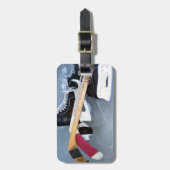 Hockey (personaliseren) bagagelabel (Voorkant verticaal)