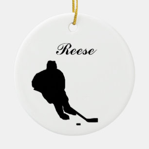 Hockey Personalized Kerstversiering Keramisch Ornament