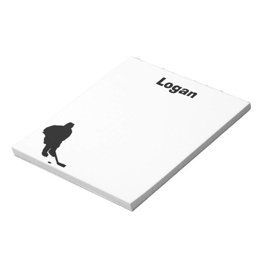 Hockey Personalized Notitieblok (Linkerzijde)