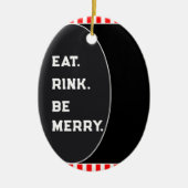 Hockey Personated Collectible Ceramic Ornament (Voorkant)
