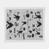HOCKEY Persoonlijke tas Fleece Deken (Voorkant (Horizontaal))