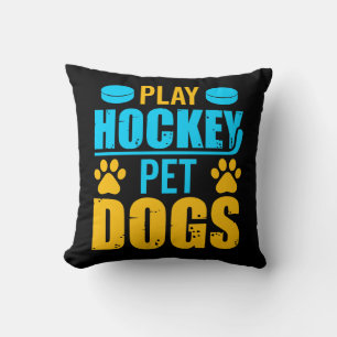 Hockey Pet-honden afspelen Kussen