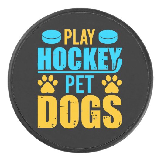Hockey Pet-honden afspelen Puck (Voorkant)