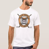 Hockey Pet-honden afspelen T-shirt (Voorkant)