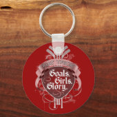 Hockey Pet Trick: Doelstellingen, meisjes en Glory Sleutelhanger (Voorkant)