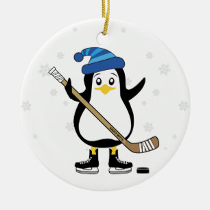 Hockey Pinguïn Kerstmis Ornament