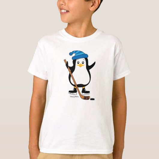 Hockey Pinguïn Kinderen Hockey Shirt (Voorkant)