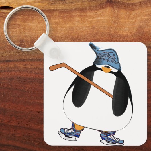 Hockey Pinguïn Sleutelhanger (Voorkant)