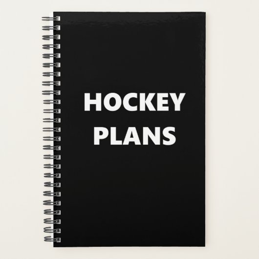 Hockey Planner Sportthema Hockey Plans (Voorkant)