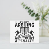 Hockey Player Arguing Gift Funny Hockey (Staand voorkant)