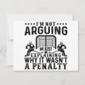 Hockey Player Arguing Gift Funny Hockey (Achterkant)