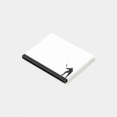 Hockey Player Athlete Sport Silhouette Post-it® Notes (Schuin)
